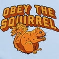 thumbnail image 2 of CafePress - Obey The Squirrel Long Sleeve Infant Bodysuit - Long Sleeve Cotton Baby Bodysuit, 2 of 4