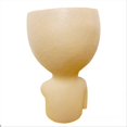 thumbnail image 3 of Cute Head Flower Pot/Face Flower Pot, For Indoor Plants Khaki, 3 of 5