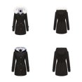 thumbnail image 6 of Lovskoo Women's Winter Coat Warm Parka Jacket Anoraks Hooded Fleeced Lined Faux Fur Comfy Stylish Long Sleeve Casual Long Outerwear Black, 6 of 8