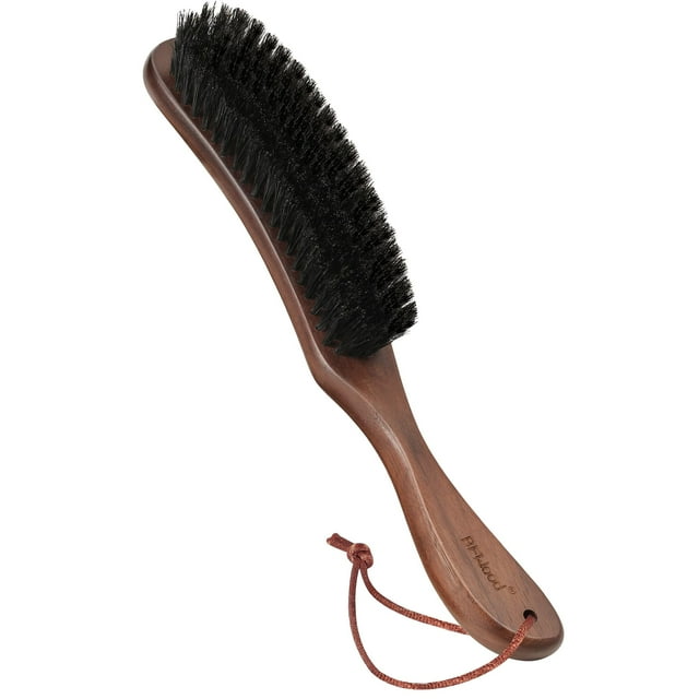 Cepillo de ropa BFWood Boar Bristle para trajes, cachemir, lana