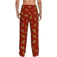 thumbnail image 3 of Daiia Hohey Bee Golden Men's Sleep Pant with Pockets and Drawstring,Pajama Pants-Large, 3 of 9