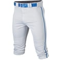 thumbnail image 1 of Pantalón de béisbol Easton RIVAL+, braguita con ribetes, blanco/real, para adulto, 1 of 4