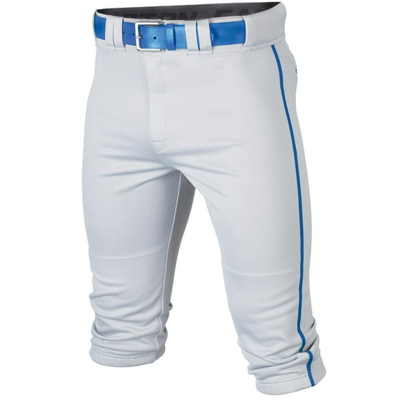 Pantalón de béisbol Easton RIVAL+, braguita con ribetes, blanco/real, para adulto