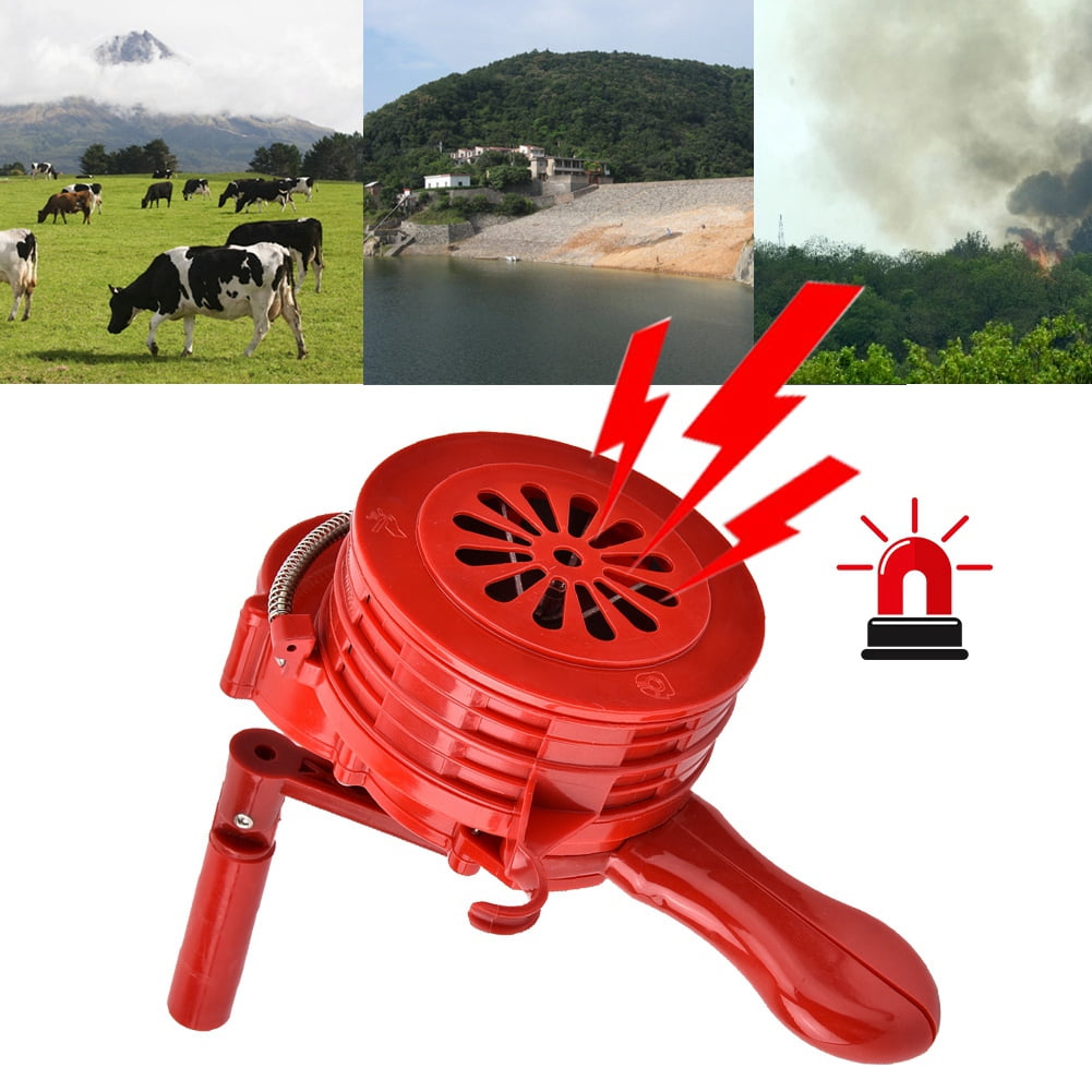 OTVIAP Hand Crank Alarm, Handoperated Alarm,Portable Hand Crank Alarm