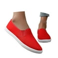 thumbnail image 3 of uvwlwu Casual Shoes for Women Shoes Fashionable Unisex On Lace Up Flat Comfortable Canvas Sneakers For Daily Wear With Jeans And Pants, 3 of 9