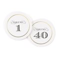 thumbnail image 2 of Hortense B. Hewitt Golden Elegance Table Number Cards, 5.5-Inches, Black/Gold, 2 of 5
