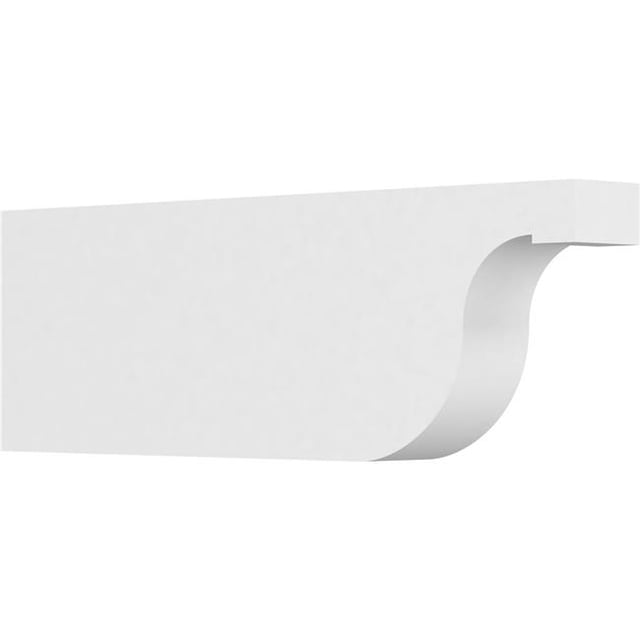 Ekena Millwork RFTP03X08X24DEL 8 x 3 x 24 in. Standard Del Monte Architectural Grade PVC Rafter Tail
