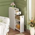 thumbnail image 5 of Costway Small Bathroom Storage Cabinet 4-Tier Narrow Toilet Side Storage Cabinet White, 5 of 10