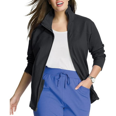 Just My Size by Women's Plus-Size Essential French Terry Jacket