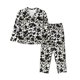 thumbnail image 1 of Balery Cow Skin 1 Conjunto de Pijama con Estampado para Mujer, Conjunto de Dos Piezas con Manga Larga, Ropa de Dormir Suave con Bolsillos, Pijamas Cómodos-Medium, 1 of 7