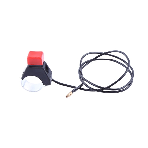 Botón de interruptor de parada y apagado universal para minimoto, quad, moto de cross, 22 mm Manillar 49cc