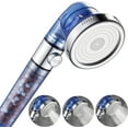 thumbnail image 1 of Filter Shower Head, High Pressure Shower Head, Water Saving Handheld Showerheads, 3 Mode Function Spray Showerhead with Filter Stone Beads for Dry Skin & Hair (showerhead), 1 of 6