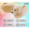 thumbnail image 4 of Silver Lilly Golden Retriever Dog Slippers - Animal Slippers Novelty House Shoe (Gold, X-Large), 4 of 6