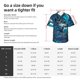 thumbnail image 5 of Fotbe Blue Iceberg Leaf Wolf Camisa Hawaiana para Hombre Unisex – Camisa Casual de Verano con Botones de Manga Corta de Algodón y Lino,Small, 5 of 7