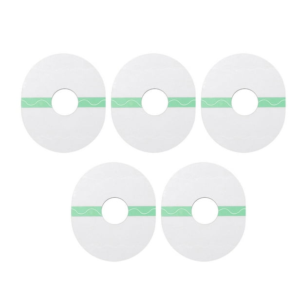 5 parches adhesivos transparentes impermeables, parche protector continuo Oval