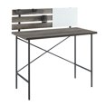 thumbnail image 1 of Walker Edison Small Slatted Wood Laptop Computer Writing Desk Home Office Workstation, 42 Inch, Grey Wash, 1 of 2