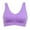 Light Purple, variant on Maynos Breathable Underwear Sport Yoga Bras Lovely Young Outdoor Women Seamless Solid Bra Fitness Bras Tops Size, S-3XL White