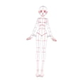 thumbnail image 4 of KLKCMS Fashion Drawing Template Ruler Sewing Humanoid Patterns Design for Designing, 4 of 9