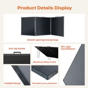 LVYUAN 300W Solar Panel Foldable Solar Panel Charger with Adjustable Kickstands Portable Waterproof IP67 24.5% High Efficiency for RV, Camping, Home, Outdoor, Power Station, off Grid