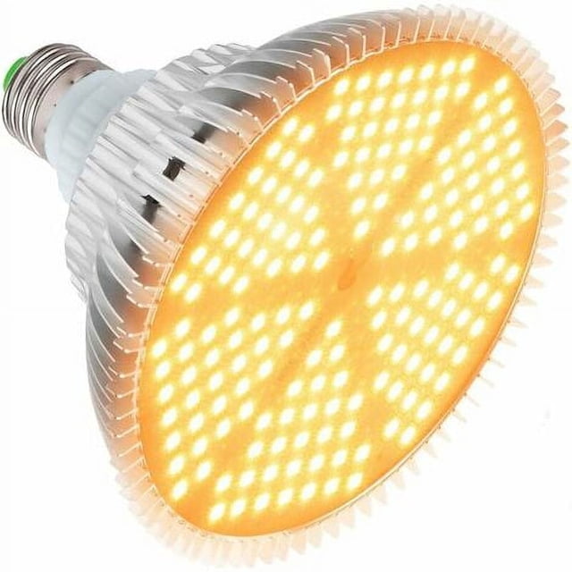 Bombilla LED de espectro completo para cultivo de plantas, 120 W, 180 LED, lámpara de horticultura, E27, para plantas de interior, flores, invernaderos y jardines
