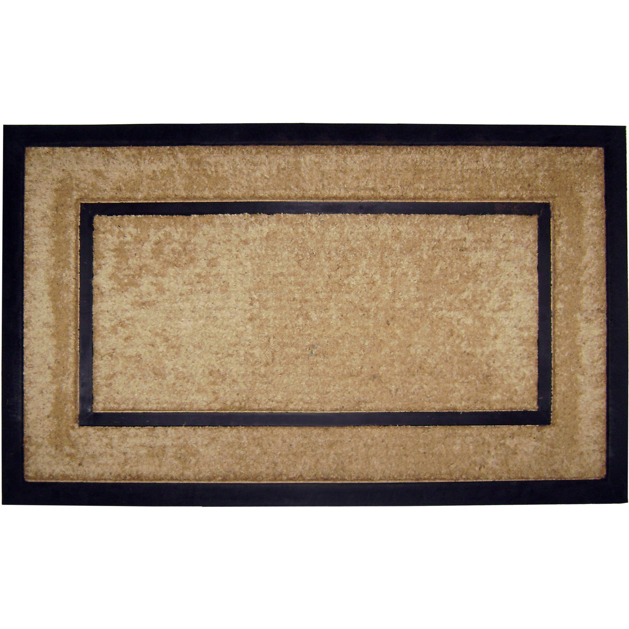 Coir/Rubber Frame 22" x 36" Mat, Plain