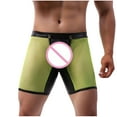thumbnail image 6 of Bigersell Women’S Underwear Clearance Lace Panties Women Boy Shorts Panty Style P-512 Cotton Boyshort Panties Plus Size Thongs Briefs Mid Waist Women's Bikini Panties Green L, 6 of 8