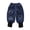 Black, Blue, variant on Chenyin Infant Baby Boys Girls Fleece Jeans Pants Elastic Waist Soft Denim Pants Fall Winter Padded Trousers for Toddler 6 Months - 4 Years