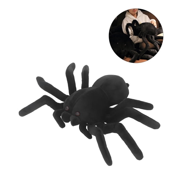 Jouet Araignée en Peluche, Jouet Araignée en Peluche Amusant Coussin Décoratif pour Halloween Maison