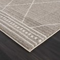 thumbnail image 3 of Hauteloom Casablanca Collection Bohemian Farmhouse High Pile Area Rug 9'2" x 12' - Brown, Dark Beige, White, 3 of 5