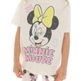 thumbnail image 3 of Minnie Mouse Toddler Girl Graphic Tee and Bike Shorts Set, 2-Piece, Sizes 12M-5T, 3 of 9