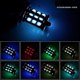 thumbnail image 5 of 2 Pcs 9006 H4 Hb4 H7 H8 H9 H11 Universal Auto Rgb Atmosphere Lamp 5050 Led Lights Car Products Accessories With Remote Control, 5 of 5
