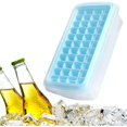 thumbnail image 4 of Ice Cube Tray With Lid and Bin|44 Silicone Ice Tray| Flexible Safe Ice Cube Molds Comes with Ice Container, Scoop and Cover, 4 of 5