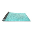 thumbnail image 2 of Ahgly Company Indoor Rectangle Medallion Light Blue Traditional Area Rugs, 2' x 3', 2 of 4