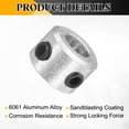 thumbnail image 4 of Uxcell 6 Pack Set-Screw Collars 6mm Bore, Aluminum Alloy Shaft Collars, 12mm OD, 8mm Width Axle Collar Clamp for Linear Rod Shaft Guide, 4 of 6