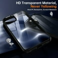 thumbnail image 4 of Shockproof Clear Case for iPhone 15 Plus, [Not Yellowing] [10FT Military Drop Protection] Hard Clear Back Silicone Edge Four Corner Airbags Drop Protection Phone Cover, 6.7 inch, Black, 4 of 8