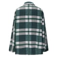 thumbnail image 6 of Felirenzacia Women Plaid Blazer, Wool Tartan Shacket Jacket, Single Breasted Winter Coat for Women, 6 of 7