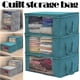 thumbnail image 4 of Organizador De Bolsa De Almacenamiento De Ropa Con Asa Para Edredones, Mantas, Ropa De Cama, Plegable, Con Cierre De Cremallera, Ventana Transparente Cateissary HA017278-00, 4 of 7