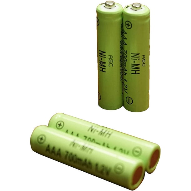 ASC Solar Light AAA NiMH Rechargable Batteries for Solar Lights (Pack