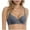 Gray, variant on Womens Cotton Jersey Lined Wired Bra Purple ,XL