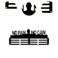 thumbnail image 3 of KLKCMS Medal Hanger Metal Display Hanger Rack Frame for Running Medals Sports Award A, 3 of 6