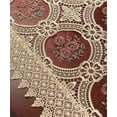 Vintage Burgundy Lace Table Runner, Dresser Scarf 16 * 72 Inch