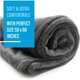 thumbnail image 6 of SUNAID Electric Throw Blanket 50" x 60" , 10 Heating Levels, 8 Hours Auto-Off,  Luxuriously Soft, Machine Washable, Gray, 6 of 10