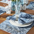thumbnail image 6 of DII Blue Paisley Print Outdoor Placemat Set/6, 6 of 6