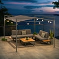 thumbnail image 2 of Sunjoy  10 x 10 pi Pergola de jardin Structure en métal Espace ombragé, 2 of 10
