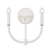 Elk Home 11-Inch Wide Continuance Sconce, Contemporary, White Coral
