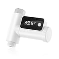 thumbnail image 2 of Termómetro de cabezal de ducha LED Bebé Agua Temperatura Medidor 1/2 pulgada Fahrenheit / Celsius Accesorio de calibre operado por batería ajustable, 2 of 7