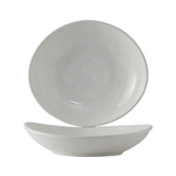 Tuxton  Vitrified China Oval Bowl Eggshell - 30 oz - 1 Dozen