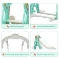 thumbnail image 4 of TOBBI 6 in 1 Toddler Slide Climber and Swing Playset with Basketball Hoop,Freestanding Indoor Outdoor Backyard Slide for Kids age 1-8, 4 of 11