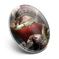 thumbnail image 2 of The Sentinel Dragon Viking Fantasy Metal 1.1" Tie Tack Hat Lapel Pin Pinback, 2 of 5