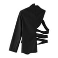 thumbnail image 3 of Chaqueta de Hombres Traje de Color Sólido Casual con Bolsillos de Correa, Blazer de Moda para la Oficina Y el Uso Diario, 3 of 7